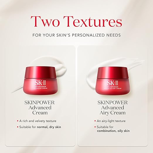 SK-II SKINPOWER Face Moisturizer - Wrinkle Face Cream to Target Fine Lines Improve Firmness &amp Reduce Early Signs of Aging - Plumps &amp Hydrates Skin for a Youthful Glow (2.7 oz)