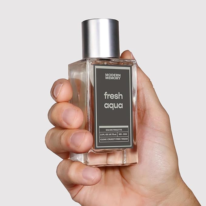 Modern Memory Fresh Aqua Eau de Toilette for Men 2.5 fl oz - Notes of Bright Citrus Cypress &amp Marine Musk
