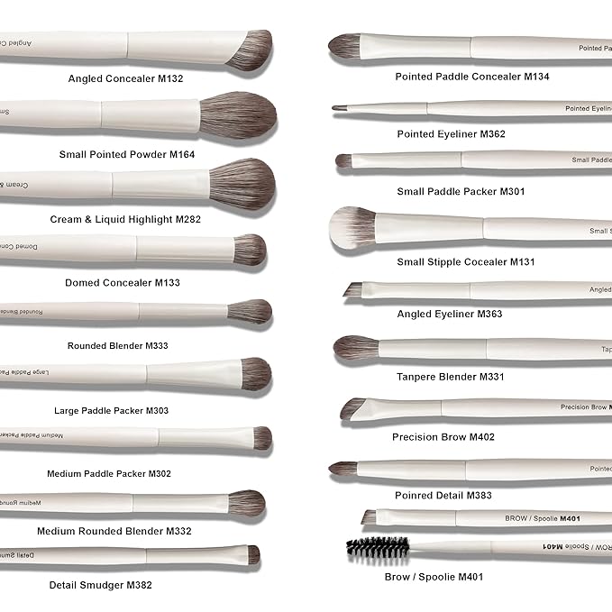 30 Pcs Pro Grade Makeup Brushes Set with Dense Ultra Soft BristleElegant Design Luxury Make up Brushes for FoundationFace Blending Powder Contour BronzerHighlight Concealer Eyeshadow