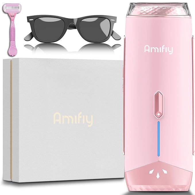 Ice Cooling IPL Home Use Hair Removal Device Laser Hair Removal Machine Painless Epilator for Women Men 3 Energy Levels &amp 2 Modes Face Body Use with Razor &amp Glasses
