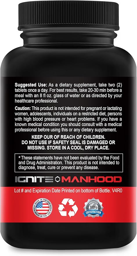 Male Matrix XL- Enlargement Pills for Men- Amplify Male Size- Extend in Length Engorge in Girth- Boost Up to 3 Inches in 90 Days- Stamina Multiplier- 60 Tablets