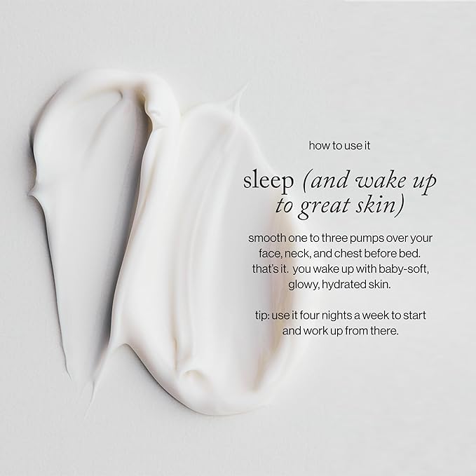 goop Beauty Sleep Milk Serum | Intense Face Exfoliator to Smooth Uneven Texture Wrinkles &amp Pores | Glycolic Acid &amp Hyaluronic Serum | Dark Spot Corrector | 1 fl oz