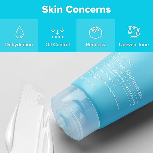 Paula's Choice CLEAR Oil-Free Face Moisturizer Lightweight Facial Cream for Acne-Prone Skin Hyaluronic Acid Pore-Minimizing Niacinamide Soothing Antioxidants Calms Redness Fragrance- Free