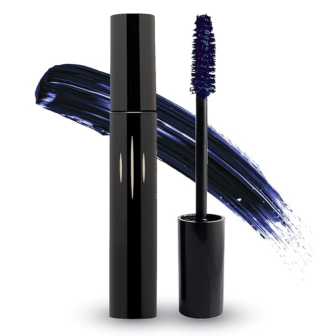 Radiant Professional Lengthening Mascara with silicone brush ? Smudge-Proof Curl Mascara Volume &amp Length for Sensitive Eyes Cruelty Free Ideal for Mature &amp Young Women 0.43 oz (05 Midnight