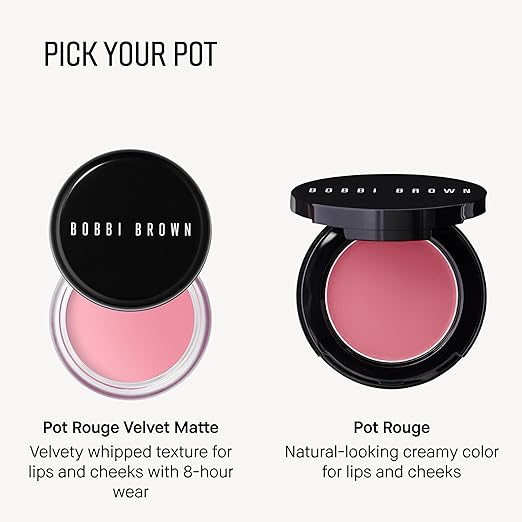 Bobbi Brown Pot Rouge for Lips &amp Cheeks | Cream Blush for a Flushed Natural-Looking Blush 0.13 Ounce