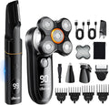 Head Shavers Bald Men&amp Manscape Body Hair Trimmer KitWaterproof Head Shaver for Bald Men with Body Hair Trimmer for Groin/Pubic/Balls USB-C Rechargeable with LED Display