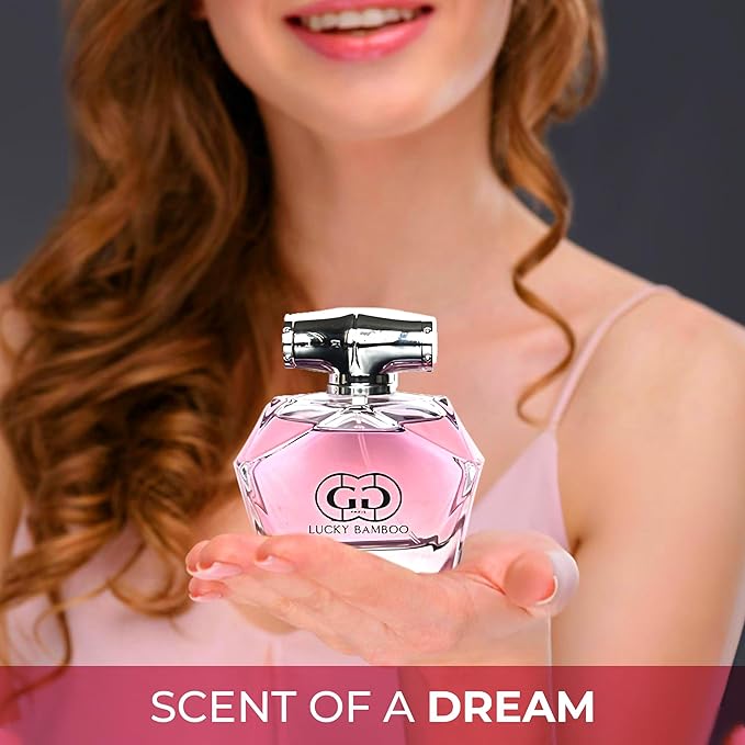 4-Piece Women's Perfume Set with 10ml Rollerball EDP Collection Variety of FragrancesLong Lasting Fragrance (JASMINE/Maison de Paris RED/LUCKY BAMBOO/Floral Blossom)