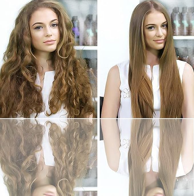 INVERTO ONE Formaldehyde-Free Keratin Hair Treatment for Curly Hair by KERATIN RESEARCH - Kit with 120ml Treatment Deep Moisturizing Mask and Clarifying Shampoo