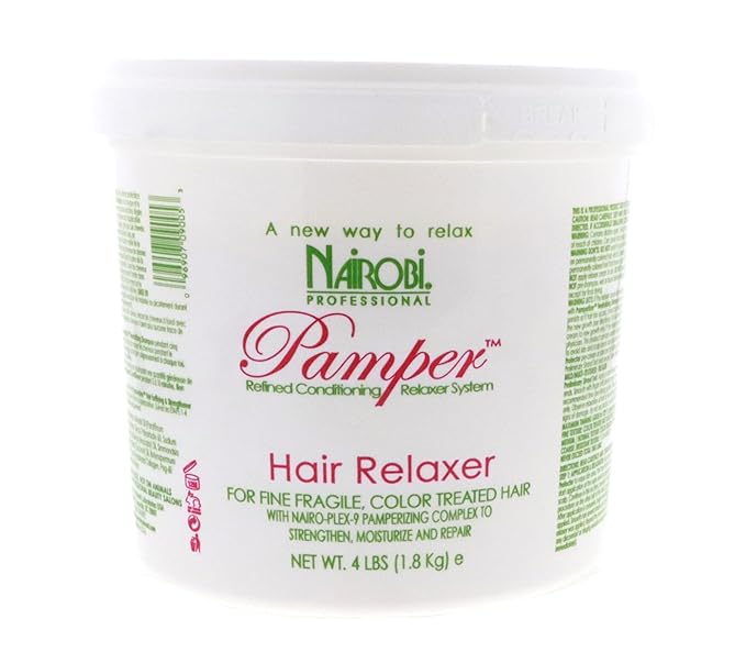 Pamper Hair Relaxer Nairobi 64 oz Unisex