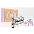 Versace Bright Crystal for Women By 3 Pc Gift Set (Edt 3.0 Oz + Edt 0.3 Oz + Silver Pouch) 3count