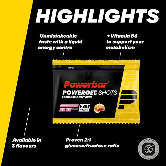 Powerbar Powergel Shots 60gr X 24 Units Raspberry