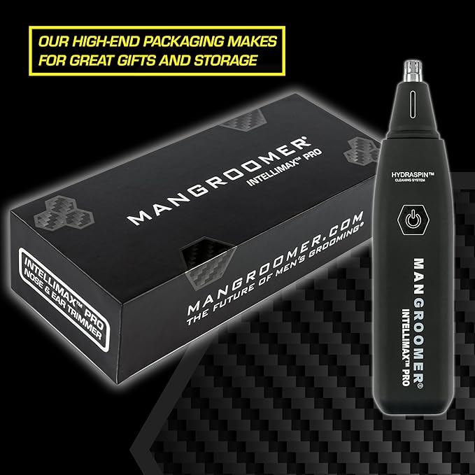 MANGROOMER - INTELLIMAX PRO ? New Nose and Ear Trimmer (with a Free Bonus Rotary TIP and Blade)