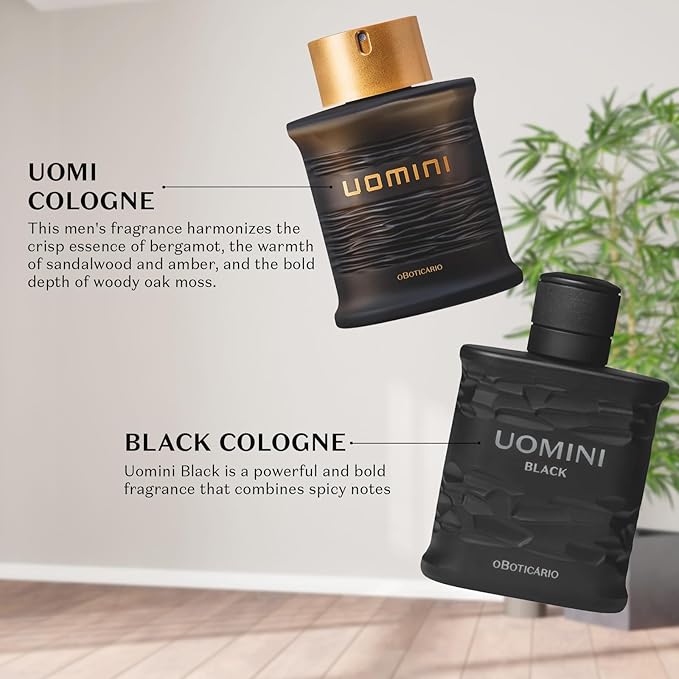 O Boticario UOMINI Cologne for Men Long Lasting Premium Cologne for Men 100ml