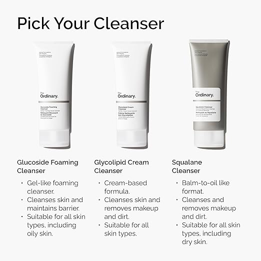 The Ordinary Squalane Cleanser Facial Cleansing Balm and Hydrating Makeup Remover