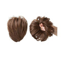 Hair Chignon Straight Hair Bun Hair Pieces Synthetic Messy Bun with Elastic Rubber Band Ponytail Extension Women Hair Accessories Hair Pieces For Women(Light brown)
