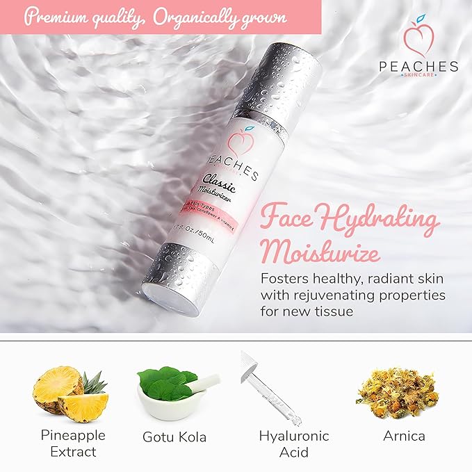 Hydrating Vegan Moisturizer with Health & Beauty > Health Care > Vitamins & Supplements > Vitamins > Vitamin E Gotu Kola and Pineapple ? Age-Defying Face Cream for All Skin Types ? Classic Moisturizer (1.7 oz)