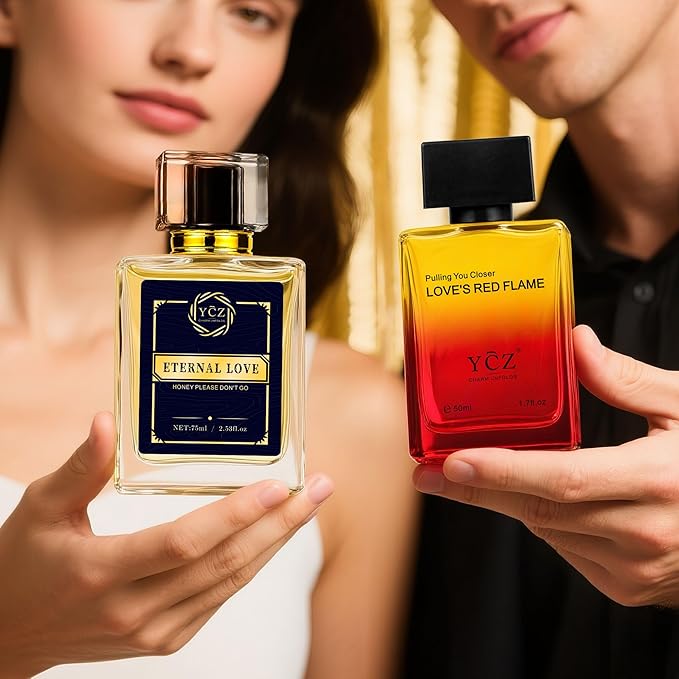Ycz Cologne for Men Set 1.7oz(50ml) Bottled Borrowing Fire &amp Carnival Men Perfume Sophisticated Woody Rose Patchouli Highquality Long Lasting Perfume Sleek Bottle Design for Christmas Gifts Id