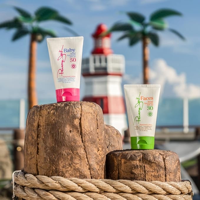 Panama Jack Baby Sunscreen Lotion - SPF 50 Broad Spectrum UVA/UVB Protection Hypoallergenic PABA Paraben Gluten &amp Cruelty Free 3 FL OZ (Pack of 6)