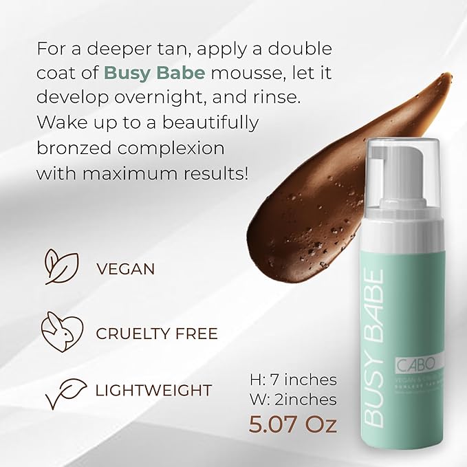 Golder Hour Tanning Mousse Self Tanner With Mitt - Achieve a Gorgeous Flawless Tan Sun-Kissed Glow for All Skin Types and Tones Sunless Tanning Mousse for Undertone (DARK BRONZE 200ml)