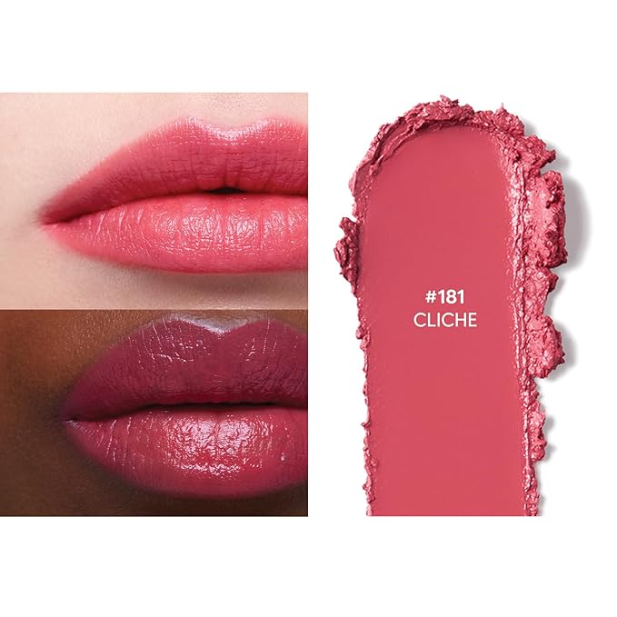 HERA Rouge Classy Lipstick #181 CLICH? | Luxurious Long-Lasting Color Featherlight Comfort Luminous and Velvety Finish Seoul-Inspired Shades Korean Lip Makeup 0.12 oz. (3.5g)