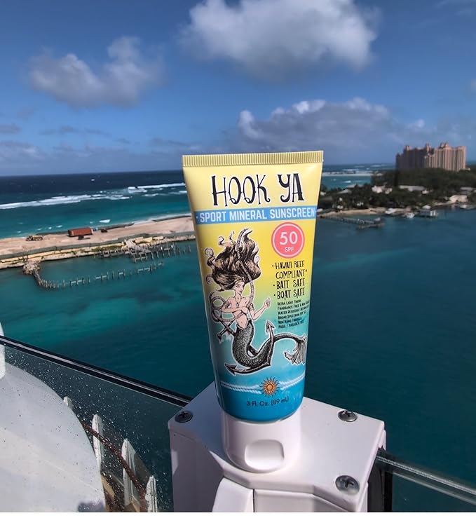 Hawaii Reef Compliant Non-Nano Mineral Sunscreen 3oz Travel Size (2) Pack 6oz Total UVA/UVB Protection Octinoxate-Oxybenzone Free No Fragrance PABA-Paraben free Made in USA