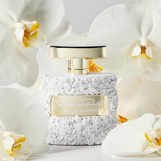 Oscar de la Renta Bella Blanca Eau de Parfum 3 Piece Gift Set for Women - Perfume Spray 3.4 Fl. Oz &amp 1.0 Fl. Oz. and Body Lotion 3.4 Fl. Oz.