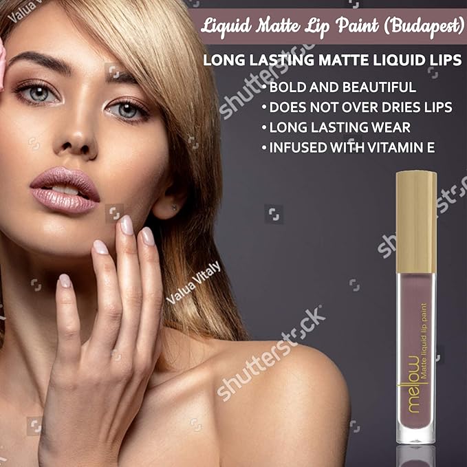 Mellow Cosmetics - Liquid Lip Paint - Budapest