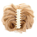 FRANCES Fake Hair Bun Synthetic Messy Bun Wavy Curly Bun Ponytail Hair Extensions Fancy Curly Bun Claw Clip Bun Wig For Women Hair Accessories (Color : 1pcs-04)