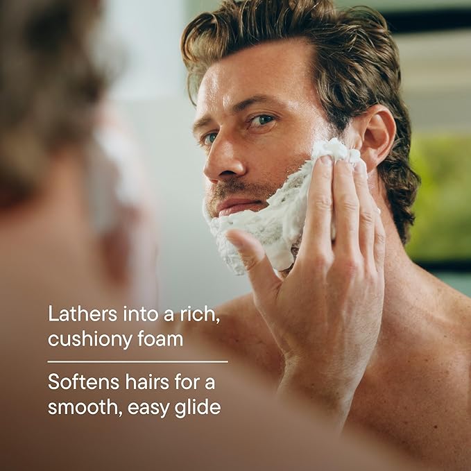 HARRY'S PLUS: Shaving Kit for Men ? Gift Box with Premium Handle 5 Razor Blade Cartridges 2 oz Foaming Shave Gel &amp Travel Cover Advanced Pivoting System ? Moss