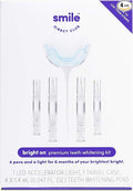 Smile Direct Club bright on Premium Teeth Whitening Kit - LED Accelerator Light and 4 Whitening Pens
