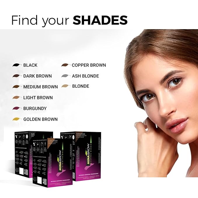 Mina ibrow Hair Color Refill Pack Black|Long Lasting Natural Spot coloring and Professional Hair Tinting PowderWater and Smudge Proof|No Ammonia No Lead with 100% Gray Converge