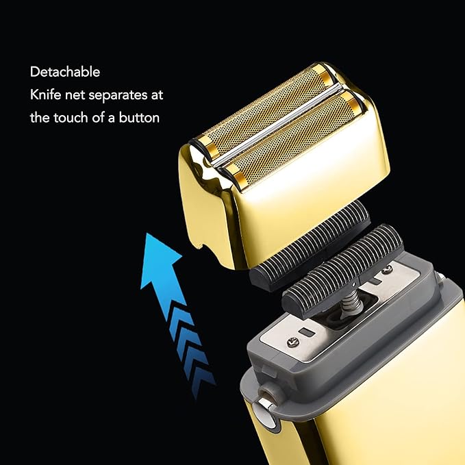 Electric Foilshaver LED Display Powerful Multifunctional Pocket Size Shaver Foil Razor for Travel Home