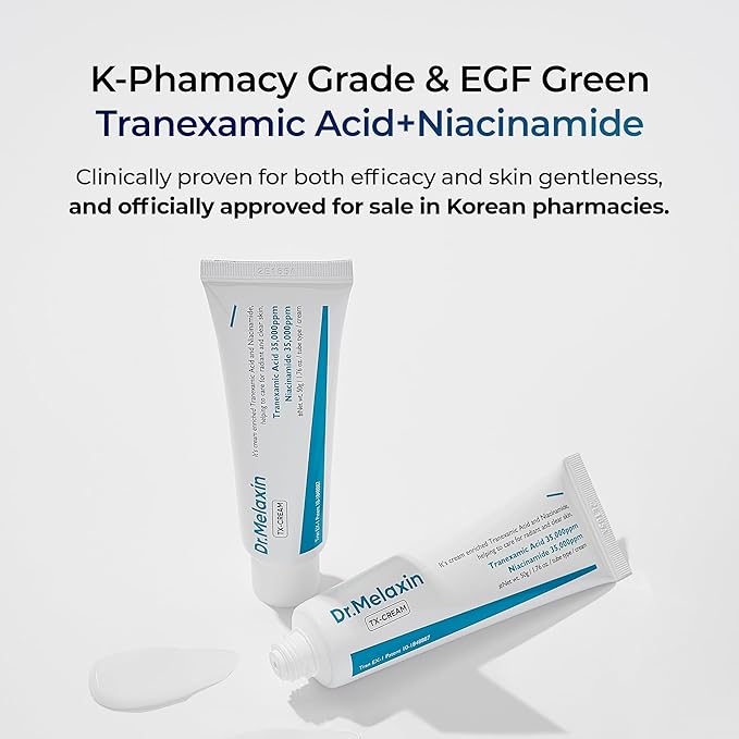 DR.Melaxin TX Tranexamic Acid CREAM | Skin freckle Cream Blemishes Anti-pigmetation korean skin care | Korean Cosmetics | 1.7 fl oz (50 ml)