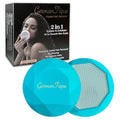 Crystal Hair EraserUpgraded Crystal Hair Remover DiamondPainless and Effective Nano Glass Hair Removal Stone and Skin ExfoliationNatural Epilator for Women and Men(Ocean Blue)