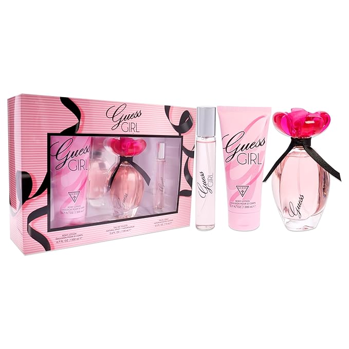 Guess Girl for Women - 3 Pc Gift Set 3.4oz EDT Spray 0.5oz EDT Spray 6.7oz Body Lotion