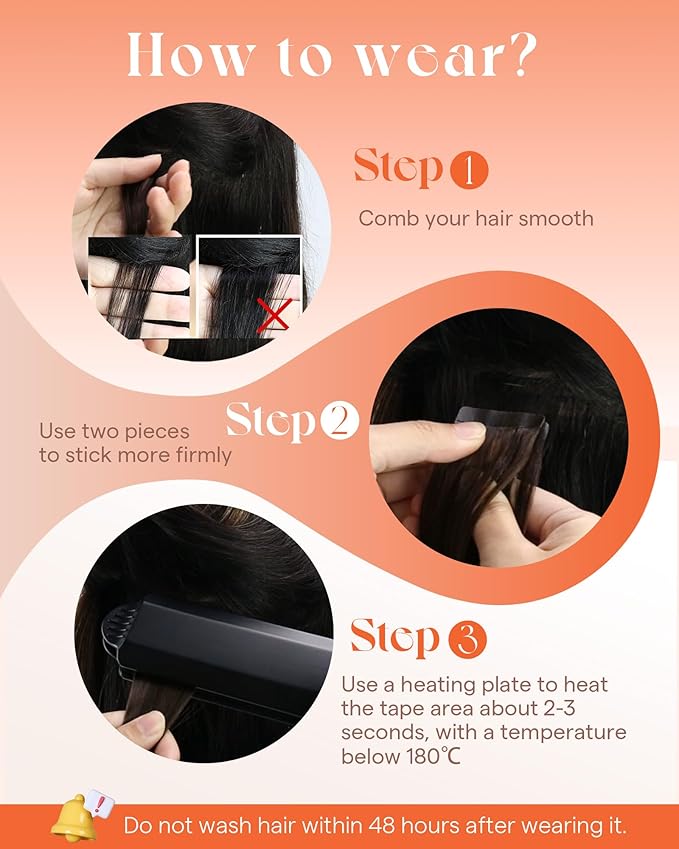 Sunny Hair Tape in Hair Extensions Real Human Hair Invisible Remy Hair Extensions Tape ins for Women Cool Brown Ombre Light Brown Balayage Medium Blonde 22 inch 25G