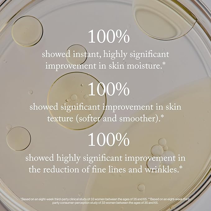 goop Beauty Nutrient Face Oil | Anti Aging Moisturizer for Smooth Skin Texture &amp Wrinkles | Bakuchiol Cacay &amp Organic Amla | 1 fl oz