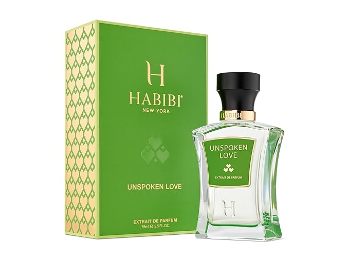 H HABIBI Unspoken Love Long-Lasting Arabian Perfumes for Women Eau de Parfum for Women (2.5 Oz) Floral &amp Woody Perfume with Pear Magnolia Jasmine Rose Sandalwood &amp Musk