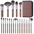 DUcare Professional Makeup Brush Set 22Pcs with Travel Case Synthetic Kabuki Foundation Brush Face Powder Brush Blush Brush Concealer Brush Eyeshadow Brushes