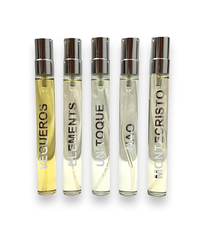 Merry Christmas Gift Set Aromas for Men (Nao+Elements+Vegueros+Montecristo+Un Toque) + Merry Christmas Teddy Bear (peluche Feliz Navidad)