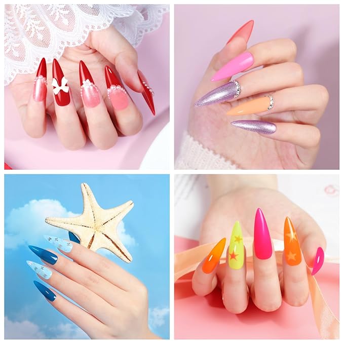 COSCELIA 66pcs Gel Nail Polish Kit with U V light and Drill 35 Colors Fall Winter Gel Polish Set 5pcs Top Base Coat Nail Art Starter French Gel Manicure Kit Christmas Gifts for Women Teens Girls