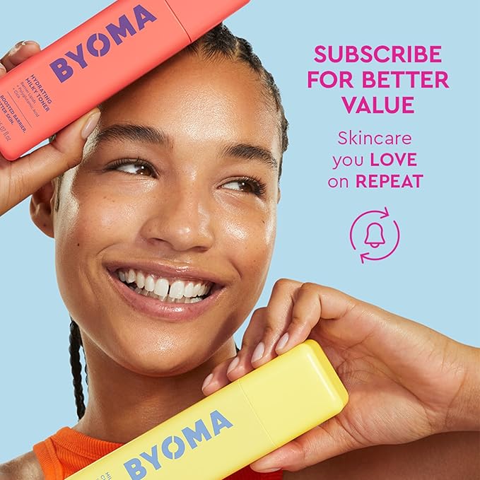 BYOMA So Hydrating Set - Barrier Repair Skincare Set - Creamy Jelly Cleanser Hydrating Face Serum &amp Ceramide Face Moisturizer for Dry Skin - Anti Wrinkle Alcohol Free Skin Care - 30ml 15ml 15m