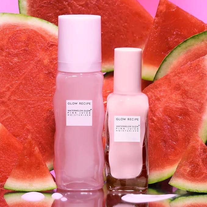 Glow Recipe Refill Pink Juice Water Gel Face Moisturizer for Women Men &amp Teens - Hydrating Hyaluronic Acid Radiance Boosting Non-Comedogenic Oil-Free Lasting Korean Skin Care for Oily Skin 6