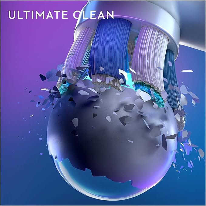 Braun Oral-B 4210201319795 iO Ultimate Cleaning Brush Heads for Sensational Mouth Feeling 2 Pieces