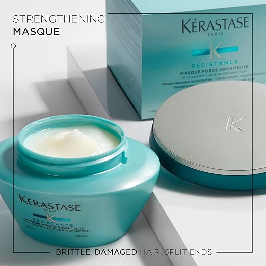 Kerastase Resistance Force Architecte Reconstructing Hair Mask For Dry and Damaged Hair - Strengthens and Prevents Breakage With Ceramides &amp Pro-Keratin Complex