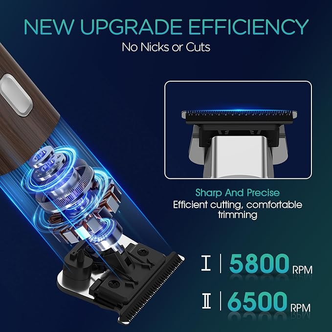 VOYOR Body Hair Trimmer for MenElectric RazorVersatile Groin &amp Body TrimmerWaterproof and Cordless Shaver Manscaper for Men USB-C Charging GroomerCeramic Blade Razor Male Grooming HT310 (Woo