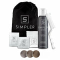 Simpler Partial Coverage Men's Hair Color Color Box - Permanent Beard and Mustache Dye - Ammonia-Free Beard Hair Dye ? Fast Gray Blending ? Salt &amp Pepper Look - Lighter Shades