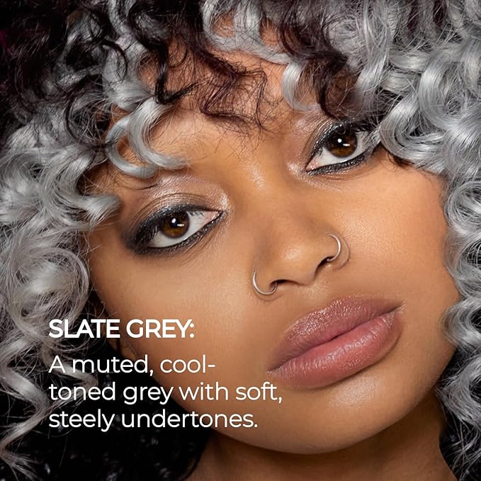 XMONDO Color Slate Grey Depositing Mask ? Semi-Permanent Grey Dye with Bond Booster &amp Hyaluronic Acid 8 oz