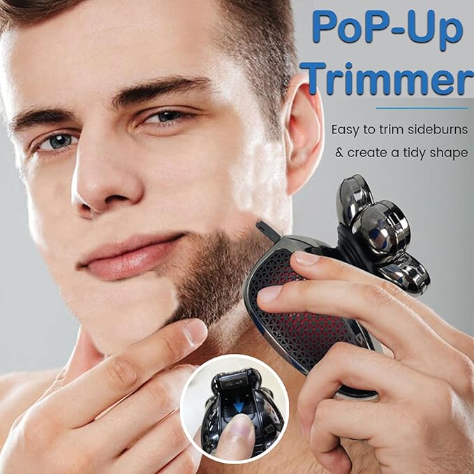 Upgraded 7D Head Shavers for Bald Men ? Waterproof Electric Razor for Men with LED Display Detachable Blades Type-C Rechargeable Mens Head Shaver Grooming Kit