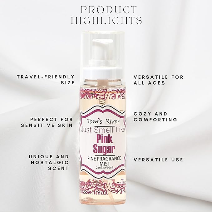 Infinix Fine Fragrance Body Mist Set ? Baby Powder &amp Pink Sugar ? 2 fl oz Each ? Pack of 2 Travel-Size Soft &amp Long-Lasting Scented Spray for Women &amp Men ? Daily Use Unisex Perfume
